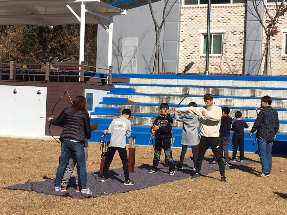 평창중학교 체험사진